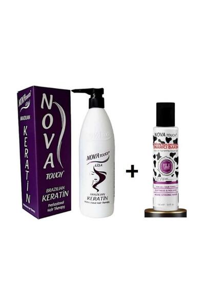 Nova Touch Nova Brezilya Fönü Keratin 700 ML + Milk Therapy Onarıcı Serum 100 ML