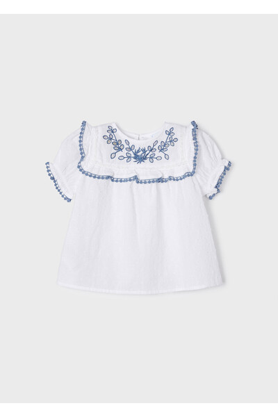 MAYORAL κοριτσίστικη κεντητή μπλούζα 3142