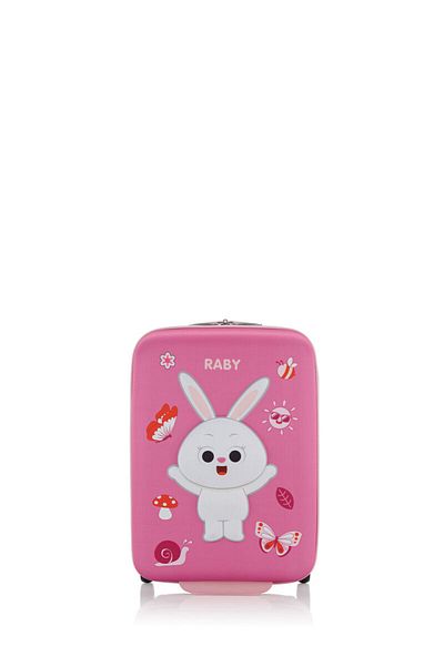 American Tourister KIZTOPIA KIDS   HARD SPINNER LUGGAGE   47 CM  RABBIT WHITE PINK