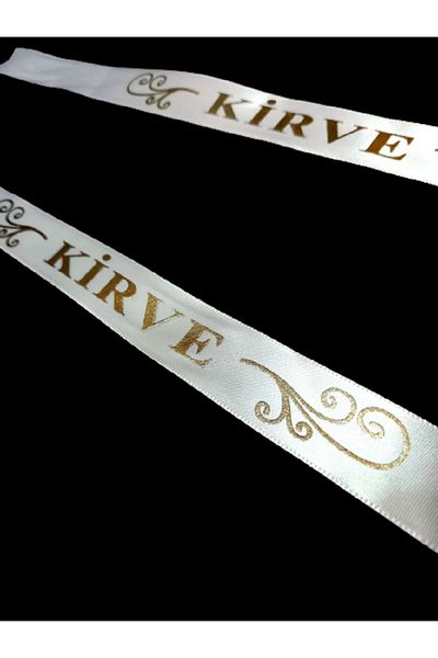 Hobigram White Color Circumcision Kirve White Sleeve Ribbon 1 Piece Kirve Sleeve Ribbon.Kirve Sleeve – Ribbon