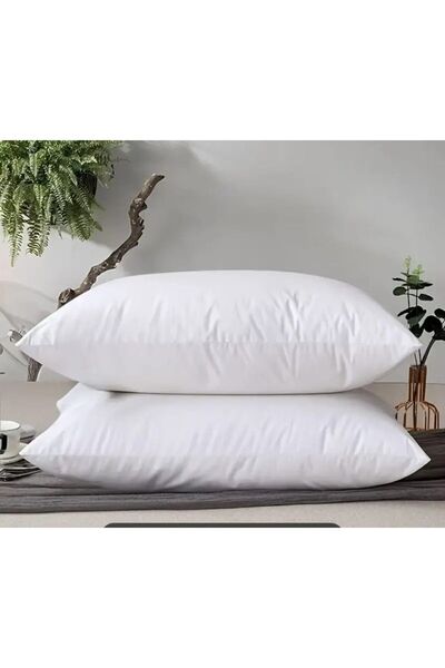 MODELHOME 2 Adet Boncuk Silikon Yastık (700 gram )  Antialerjik (50x70 Cm )