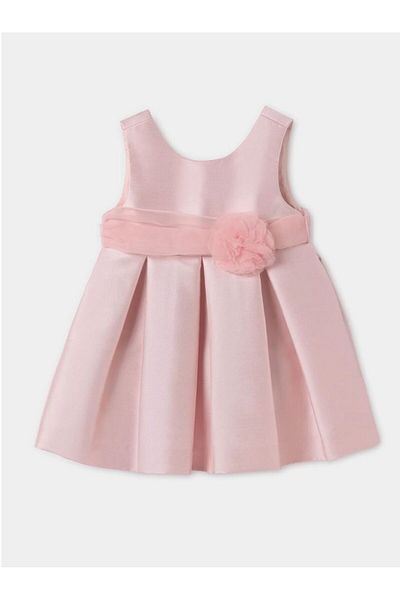 Abel & Lula Abel&lula Baby Floral Patterned Mikado Dress - 5008