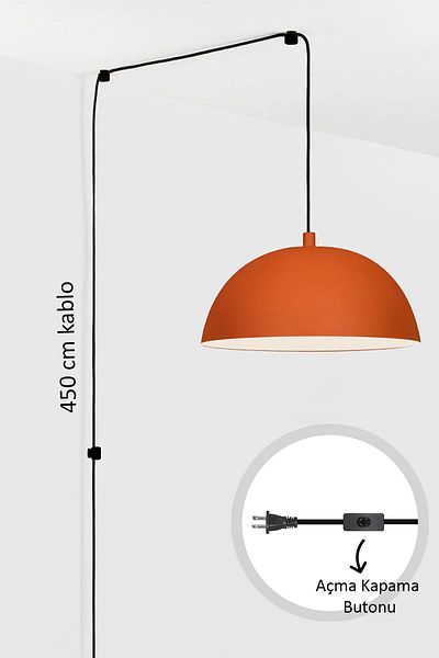 Bamyum Lipeo Plug-in Chandelier Pendant Lamp - Single Plug Lamp, Lighting for Living Room Kitchen Office Living Room