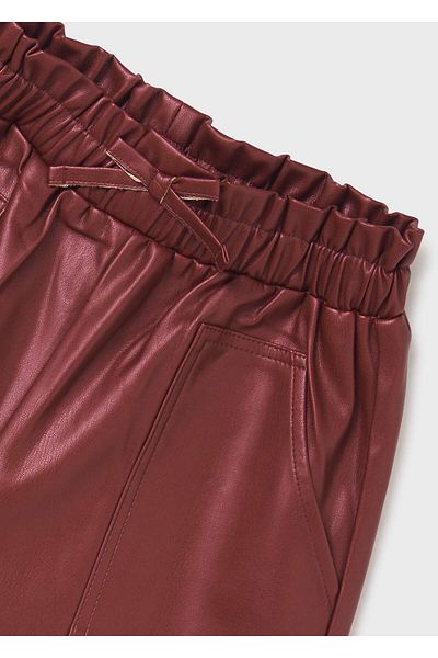 MAYORAL pantaloni scurți din piele artificială pentru fete 7206
