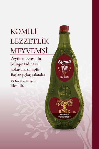 Komili Sızma Lezzetlik Meyvemsi Zeytinyağı 2 Lt Pet