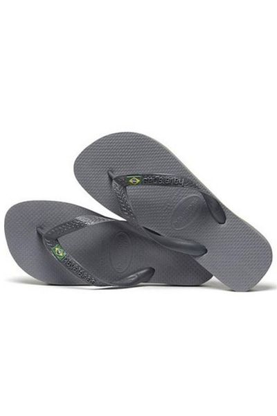 Havaianas Brasil Steel Gray Men's Slippers