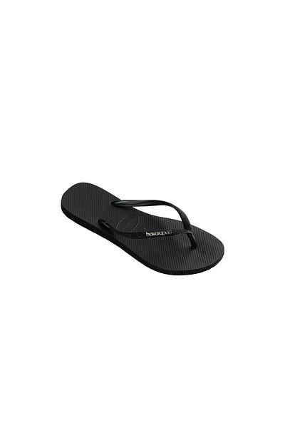 Havaianas Γυναικείες παντόφλες Slim Sparkle II Μαύρες Μαύρες