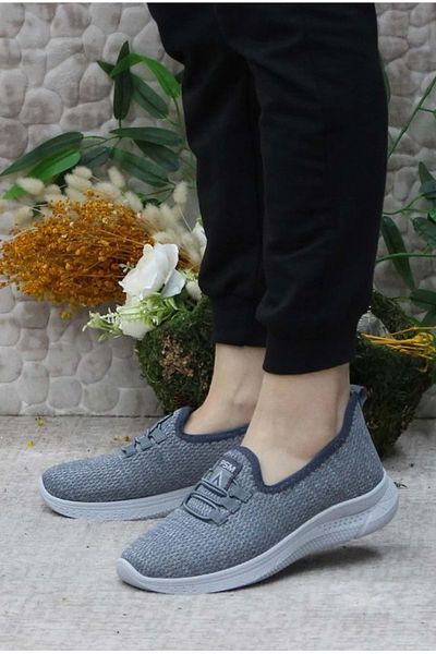 KOCAMANLAR Pasomia 066 Unisex SMOKED Knitwear Sports Ballerina Shoes
