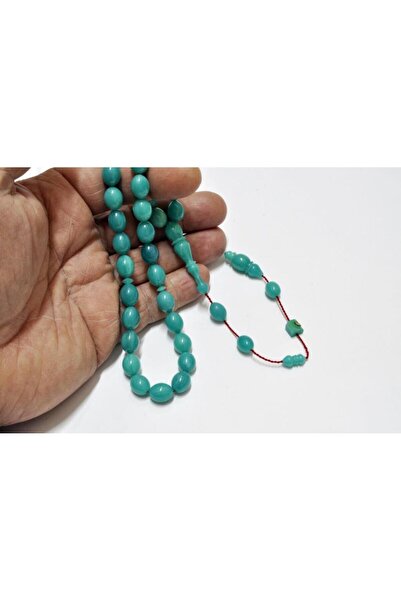 Tespihci Dayı Squeeze Prayer Beads Turquoise Color (Khr -10806)