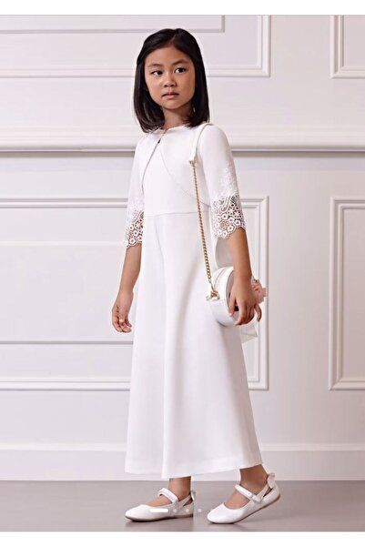 Abel & Lula Дівчачий комбінезон з креповою курткою 5258