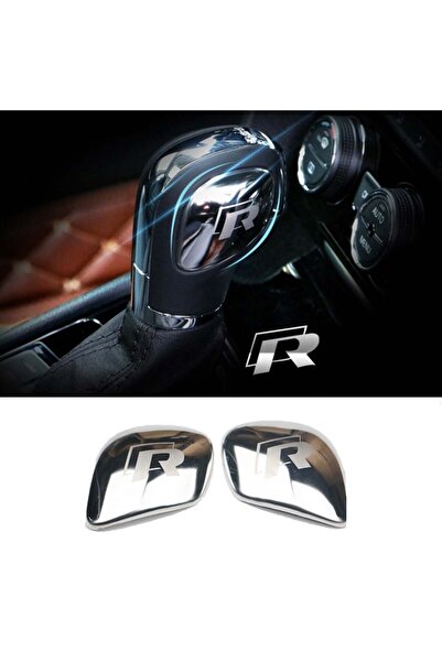 Space R-gear knob logo-silver / ICVI180