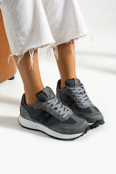 Hammer Jack Pantofi sport de damă Mato din piele naturală gri