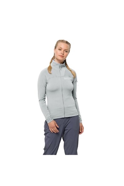 Jack Wolfskin Prelight Fz W Women's Gray Fleece Jacket