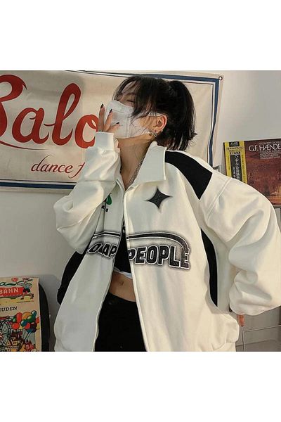 Köstebek White Lodgepeople Thick Fabric Jacket