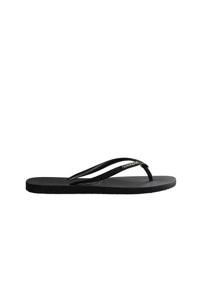 Havaianas Γυναικείες παντόφλες Slim Sparkle II Μαύρες Μαύρες