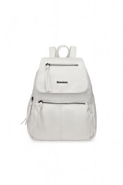 SMART BAGS Γυναικείο σακίδιο πλάτης 21kbarcelona White Brc-1675
