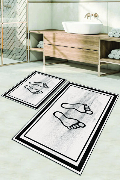 Napoli Home Σετ τουαλέτας με ψηφιακή εκτύπωση, αντιολισθητική βάση, με στάμπα...