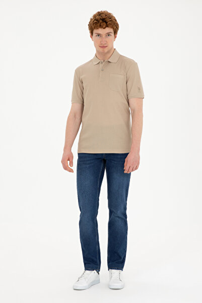 U.S. Polo Assn. Pantaloni de jeans albaștri pentru bărbați 50281919-DN0022