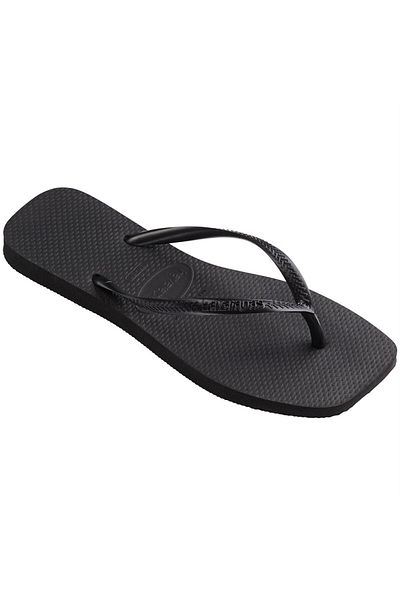 Havaianas Papuci de damă Square Black Black