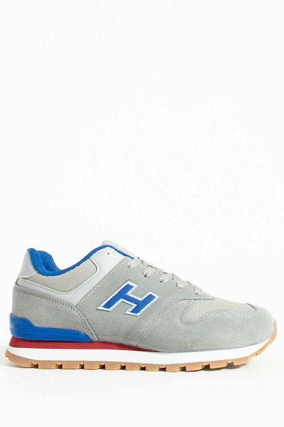 Hammer Jack Gray Genuine Leather Colombian Sax Women's Sneakers
