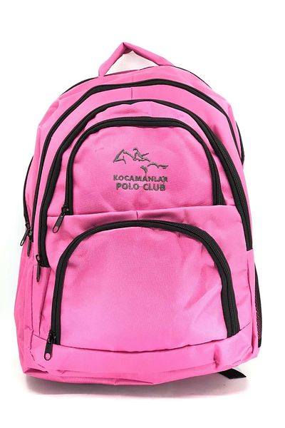 KOCAMANLAR 2122-6 Unisex Pink Back and School Bag - Back with Orthopedic