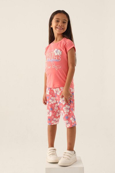 ROLY POLY 3408 Cotton Short Sleeve Waiter Girl Pajama Set