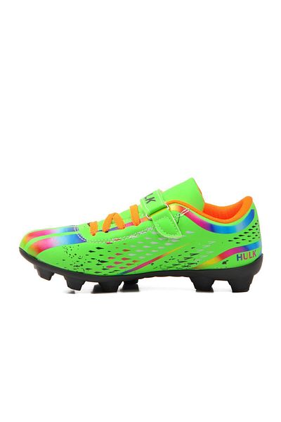 AYAKMOD Ghete de fotbal Hulk 129-F verde-negru pentru copii