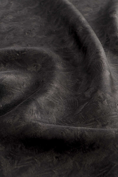 Bursa İpek Μαύρο μοτίβο βούρτσας Twill μεταξωτό μαντίλι