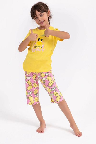 Arnetta Yellow Color Women's Waiter Capri Set