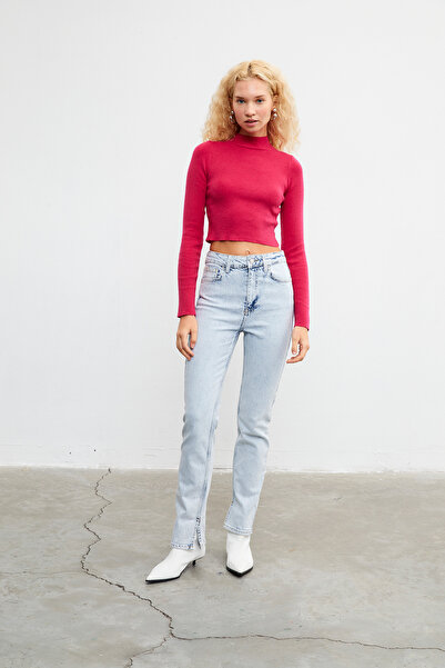 VATKALI Blugi mom cu talie mare