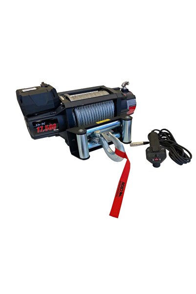 MXO VİNÇ L. 17500 LB 12V ÇELİK HALAT 28mt -11,5mm
