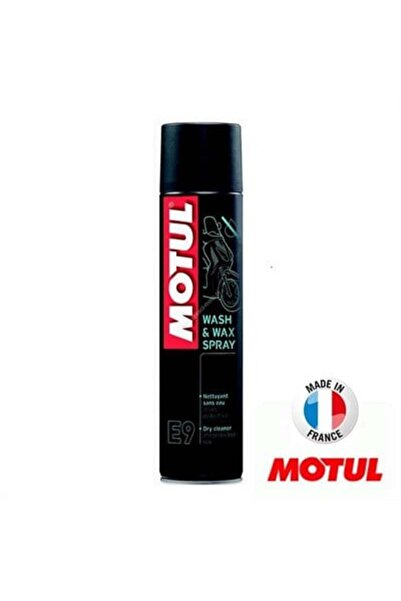 Motul E9 Wash&Wax Hızlı Sprey Temizizleyici, Cila 400Ml.
