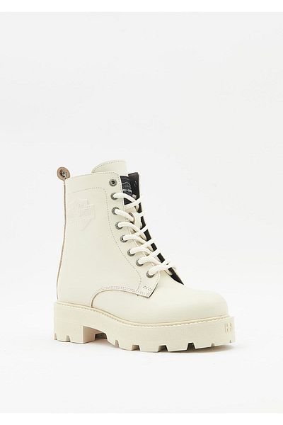 Harley Davidson Carrie Women's Beige Leather Boots