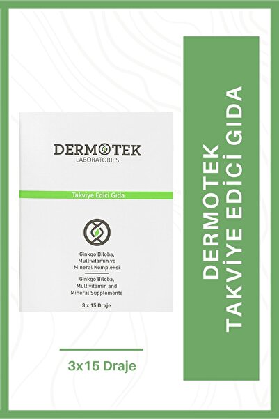 Dermotek Laboratories Dermotek Multikompleks Saç Vitamini Biotin, Selenyum, G...
