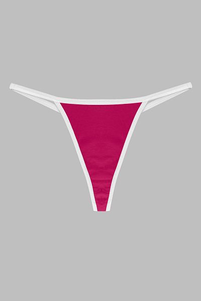Yohannes Club Women's Thong String - Set of 3, Powder, Pink, Black