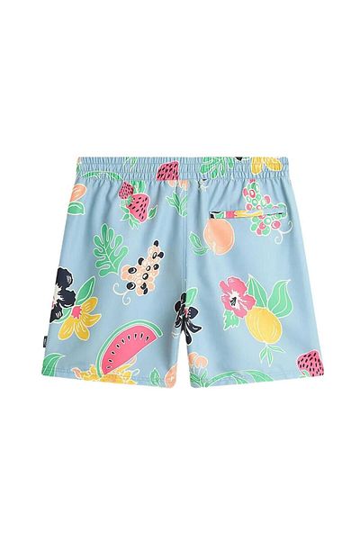 Vans Pantaloni scurți de baie albaștri - Pantaloni scurti elastici cu imprimeu primar