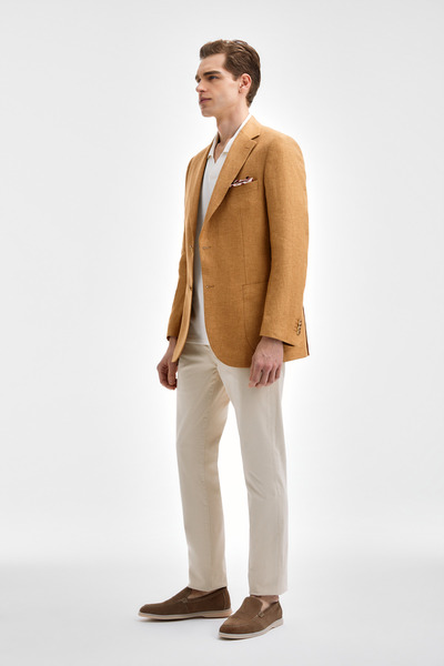 W Collection HARDAL DÜĞMELİ KETEN CEKET