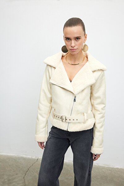 VATKALI Kožená bunda podšitá kožešinou