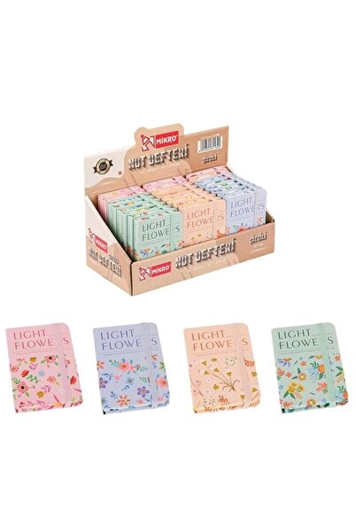 Mikro A7-06 LİGHT FLOWERS A7 NOT DEFTERİ ÇİZGİLİ 80YP