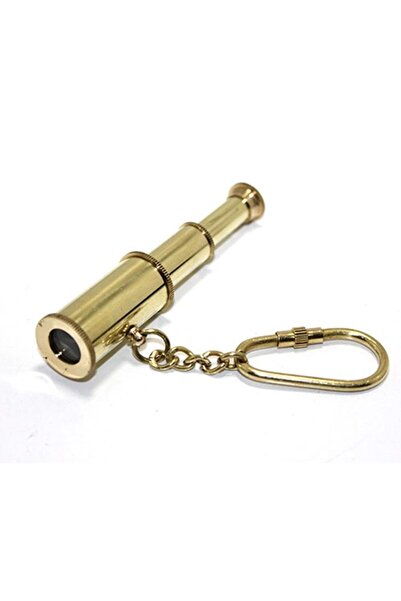 Otantik Çarşı Brass Binocular Shaped Keychain - ANH-70040