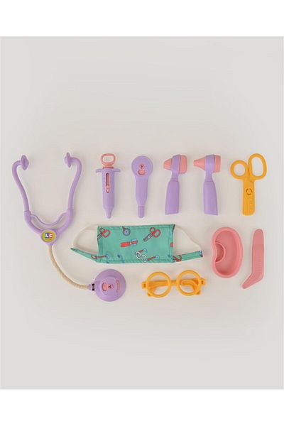 lets be child Lc Lilac Doctor Set and Children's Costume