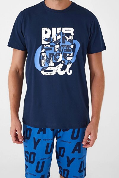 ROLY POLY Navy Blue 3042 Father-Son Bermuda Pajama Set