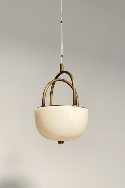 Fivorno Aydınlatma Marble Serisi Kubbe Tekli Eskitme Renk Kaplamalı Led Sarkıt