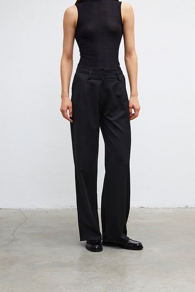 VATKALI Locker geschnittene Hose mit doppelter Taille