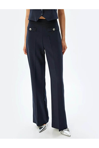 Koton Kadın Pantolon Lacivert 5wak40111uw