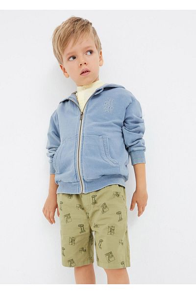 MAYORAL Pantaloni scurți imprimați pentru băiat, verde 3227