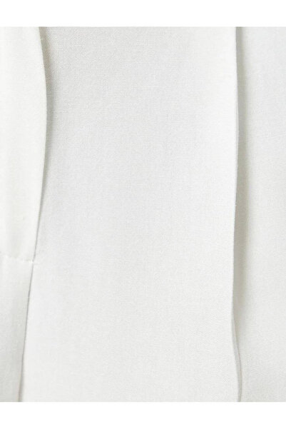 Koton Hose aus Leinenmischung mit weitem Bein und Taschen