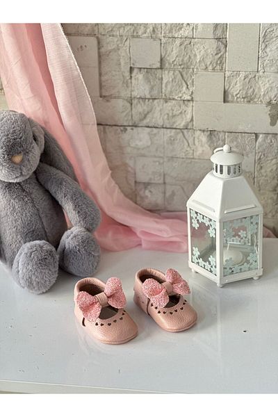 Li Puna Pink Shine Genuine Leather Baby Moccasin