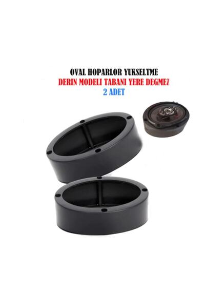 OTOCİRİT Oto Oval Hoparlör Yükseltme Kasnak Kabini Derin Model Takımı (2 Adet)