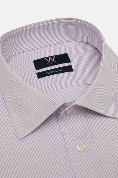 W Collection Multi-Color Long Sleeve Striped Patterned Shirt